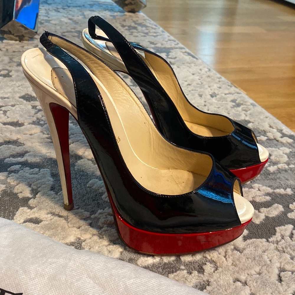 Christian Louboutin Platform Two-toned Heels